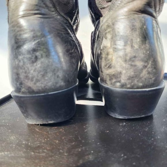 Distressed colour cowboy boot - Picture 4 of 5